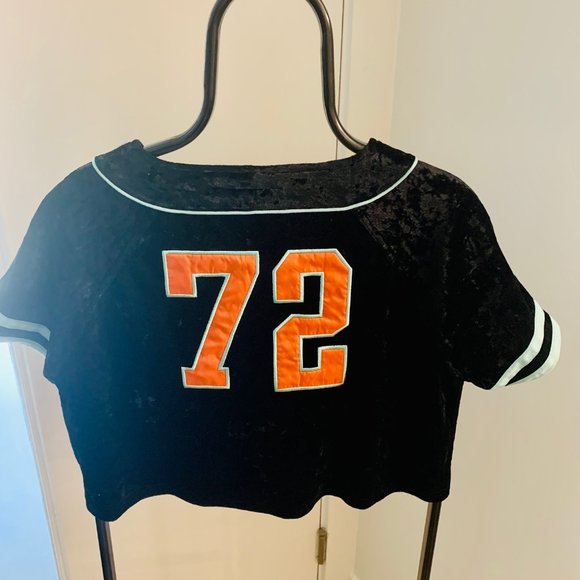 Cropped Button Down Top - Picture 2 of 2